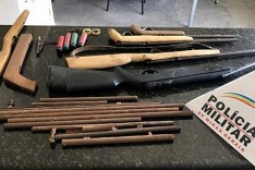 Homem é preso em Nova Era com diversas armas de fogo